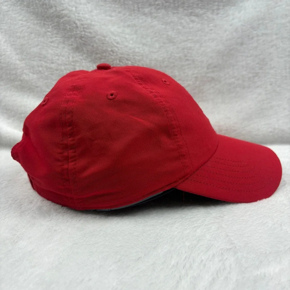 Vineyard Vines Red Baseball Cap Whale Logo Adjustable‎ Nautical Coastal Preppy